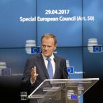 El presidente del Consejo Europeo, Donald Tusk