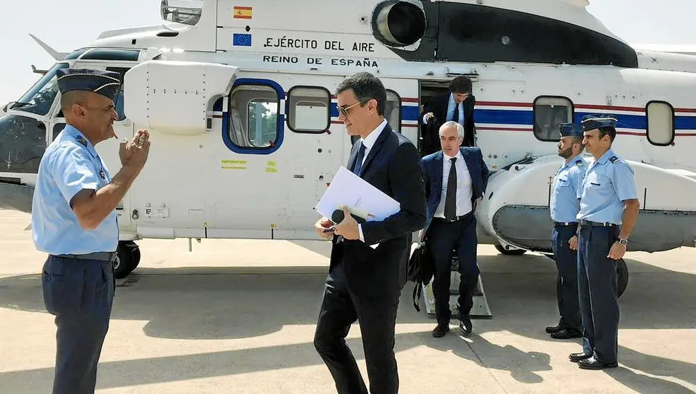 Uno de los helicópteros VIP del 402 escuadrón