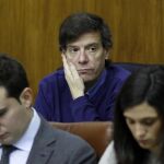 El diputado del PSOE-A Carmelo Gómez, ayer en el Parlamento