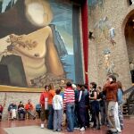 Una imagen del interior del Museu Dalí de Figueres, el museo más visitado de Cataluña
