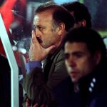 Del Bosque, en el campo del Toledo, donde su Madrid perdió una Copa a partido único