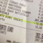 Ticket con el descuento de los niños educados