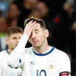 Leo se lamenta tras la derrota con Venezuela / Efe