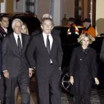 La familia Alba el día del funeral de la Duquesa