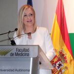 Cifuentes decidió en el último momento ir a la toma de posesión del rector de la Autónoma en vez de acudir a su reunión con Cs