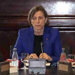 Carme Forcadell preside la reunión de la Junta de Portavoces.