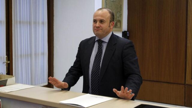 Julio Díaz, en el Parlamento andaluz