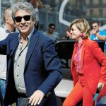 Ricardo Darín (izda.) y Mercedes Morán (dcha.), ayer, en San Sebastián, donde inauguraron Zinemaldia con «El amor menos pensado»
