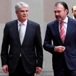 El ministro de Asuntos Exteriores, Alfonso Dastis, y su homólogo mexicano, Luis Videgaray