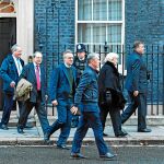 El Comité 1922 del Partido Conservador se reunió ayer con Theresa May en su residencia de Downing Street