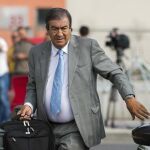 Francisco Álvarez-Cascos, a su llegada a la sede de la Audiencia Nacional