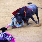 Imagen de la voltereta a Juanito / Javier Rubio