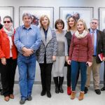 La consejera de Familia, Violante Tomás, junto a los representantes de la Mesa de Apoyo al Tercer Sector.