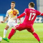 Denis fue el encargado de mantener la esencia del juego de España en un equipo lleno de suplentes