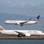 Dos aviones de la compañía United Airlines