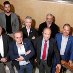 Las ocho asociaciones representantivas de la Guardia Civil, ayer en unidad de acción