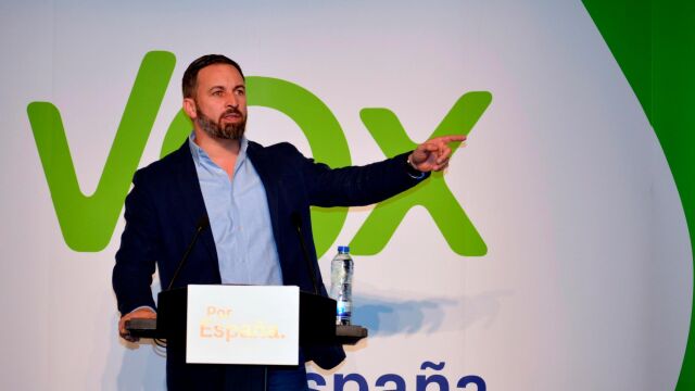 Santiago Abascal, candidato de Vox a la Presidencia del Gobierno