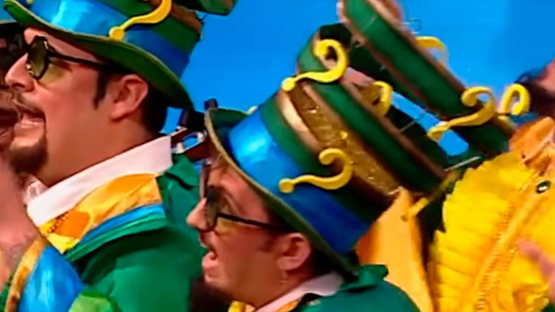 Captura de vídeo de la chirigota “Las cosas del destino”