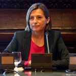 Carme Forcadell preside la Mesa del Parlament el pasado lunes en Barcelona. Reuters