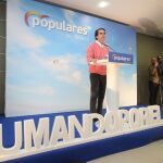 El ex presidente del Gobierno José María Aznar, en El Ejido (Almería) / Foto: EP