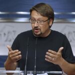 El portavoz de En Comú Podem, Xavier Domènech