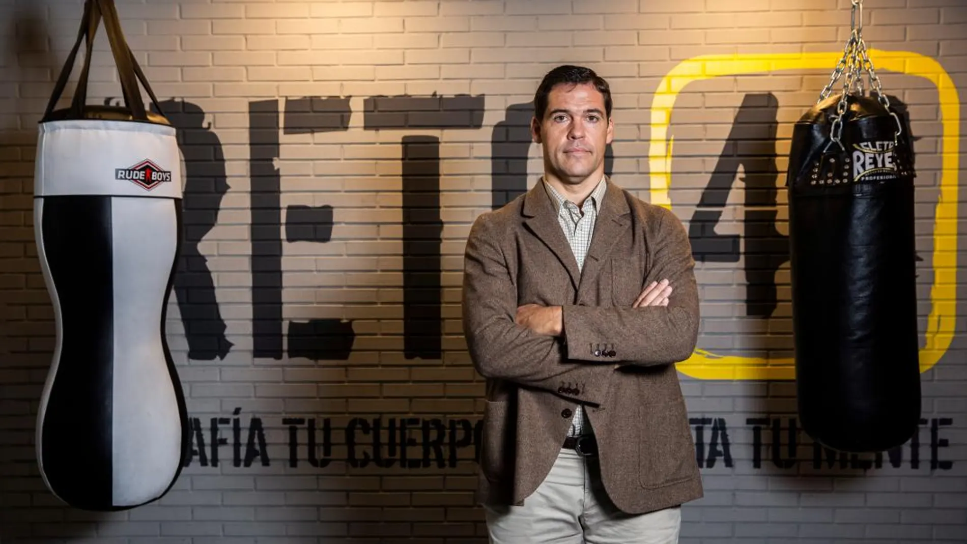 Luis Alfonso de Borbón en Reto 48, centro deportivo que inauguró hace dos años en la calle Velázquez y que pronto tendrá otras dos sedes en Madrid/ Foto: Gonzalo Pérez