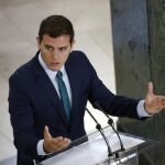 El líder de Ciudadanos, Albert Rivera
