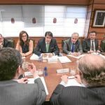 Suárez-Quiñones preside la Mesa del Diálogo Social, ayer en Valladolid
