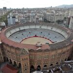 Plaza de toros de la Monumental de Barcelona días antes del último festejo taurino que se celebró en la ciudad.