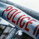 Imagen de archivo de un cordón policial.