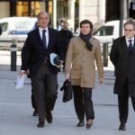 Francisco Camps, a su llegada para comparecer como testigo en el juicio de Gürtel/Foto: Efe