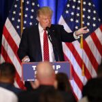 Donald Trump, en plena campaña.