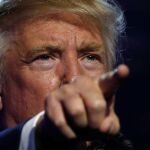 Donald Trump en un acto en Edison, New Jersey.