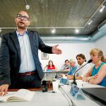 Los grupos del PP, Ciudadanos y Proyecto TUD se han unido para denunciar las irregularidades del alcalde socialista, Serafín Faraldos en Valdemoro / Foto: Jesús G. Feria