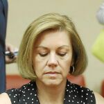 La ex secretaria general del PP María Dolores de Cospedal pidió ayer que no se especule sobre sus «intenciones o deseos»