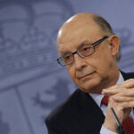 El ministro de Hacienda en funciones, Cristóbal Montoro