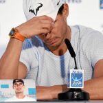 Rafa Nadal, en la sala de prensa del O2 de Londres después de disputar una edición del Torneo de Maestros