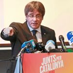 El expresidente de la Generalitat, Carles Puigdemont.