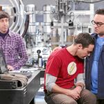 De izda. a dcha., Simon Helberg (Howard), Jim Parsons (Sheldon) y Johnny Galecki (Leonard)