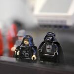 Una de las figuras de Lego Star Wars que forma parte de la muestra
