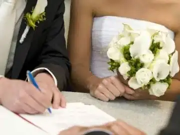 Imagen de archivo de una boda Imagen de archivo de una boda