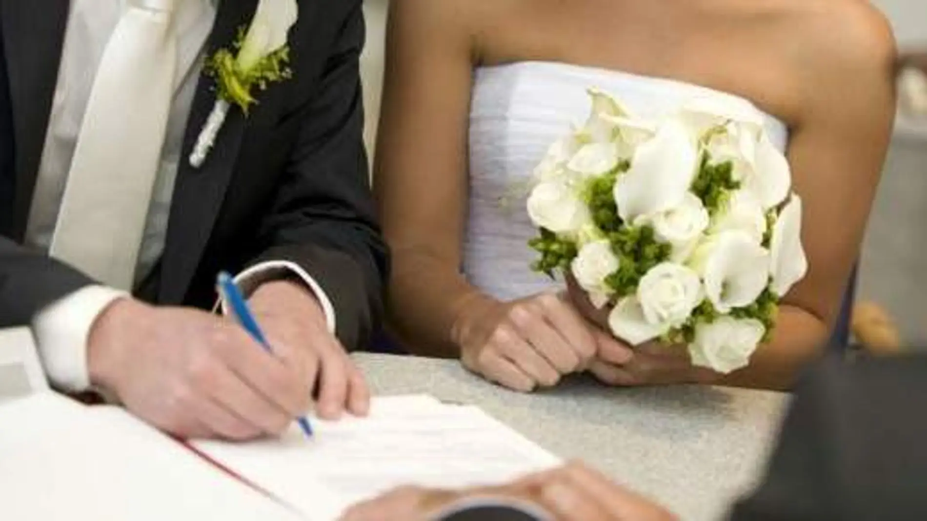 Imagen de archivo de una boda