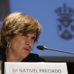 Nativel Preciado, ayer en Tomares