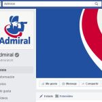 Página de Admiral Insurance en Facebook