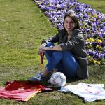 Isabel García, en el Retiro