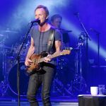 Sting, durante su actuación en el Teatro Real
