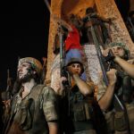 Soldados turcios en Estambul