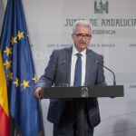 El vicepresidente de la Junta, Manuel Jiménez Barrios