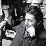 El actor durante el rodaje de «Cowboy de medianoche»