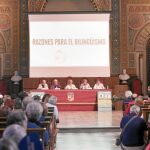 SCC catalana organizó un acto el jueves para reivindicar el bilingüismo
